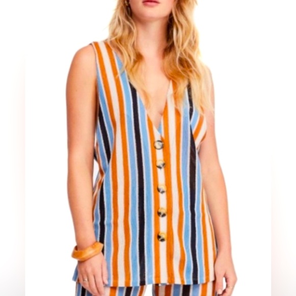 Free People Bridget Vest - Picture 1 of 7